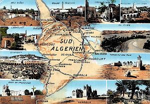 Algerie - Sud - Carte